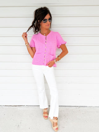 Classy Girl Lilac Sweater Top - Instyle Boutique