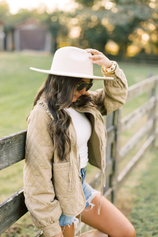 How Cute Quilted Tie Jacket