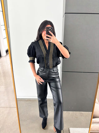 Better Together Black Top - Instyle Boutique