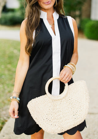 Keep It Classy Black Sleeveless Dress