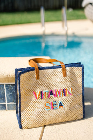 Vitamin Sea Natural Tote - Instyle Boutique