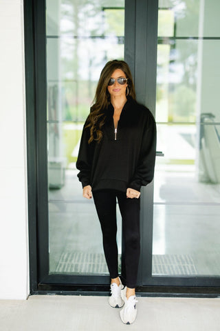 Chic Comfort Scuba Zip Pullover ~PINK FRIDAY DEAL~ - Instyle Boutique