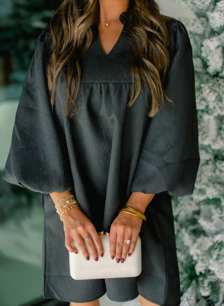 For The Drama Black Dress