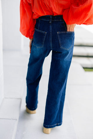 Anchor Away Wide-Leg Denim - Instyle Boutique