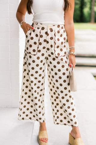 Connect The Dot Mocha Pants - Instyle Boutique