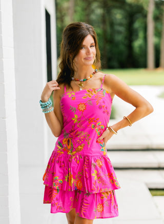 Tropicana Ruffle Mini Dress - Instyle Boutique