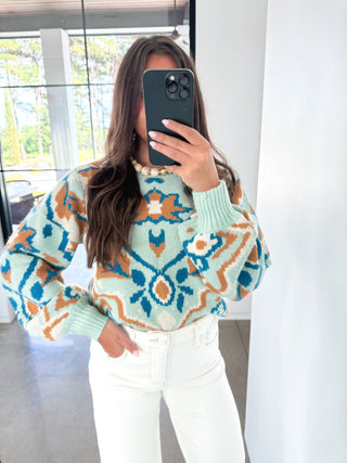 Sagebrush Mosaic Sweater