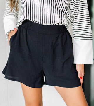 Better Days Black Shorts - Instyle Boutique
