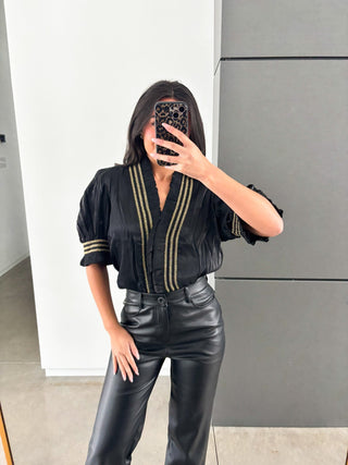 Better Together Black Top - Instyle Boutique