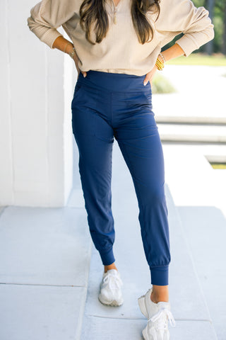 Active Life Joggers- Navy