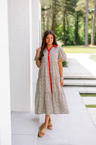 Wild Rouge Dress - Instyle Boutique