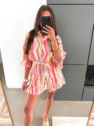 Sorbet Swirl Romper