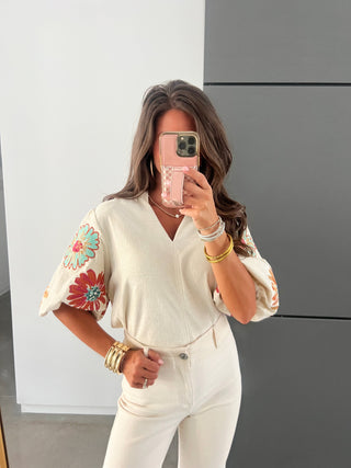 All In The Details Emboidered Top
