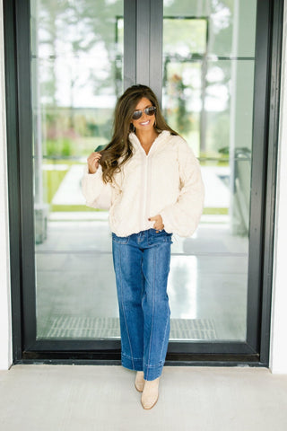 Just For The Night Fleece Jacket - Instyle Boutique