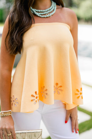 Feeling Flirty Strapless Top - Instyle Boutique