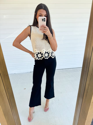 Off Day Crochet Floral Tank ~FINAL SALE~