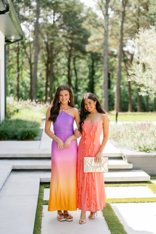 Sunset Mirage Halter Maxi Dress - Instyle Boutique