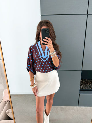 Smitten With Spots Top