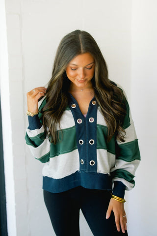 The Crew Cropped Pullover - Instyle Boutique