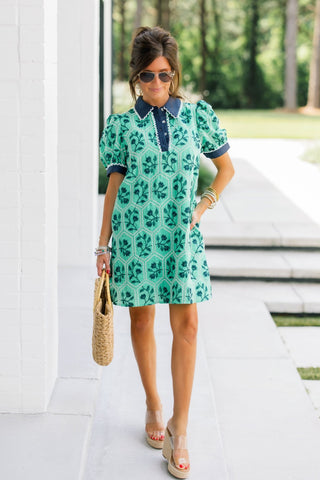 Garden Party Polo Mini Dress - Instyle Boutique