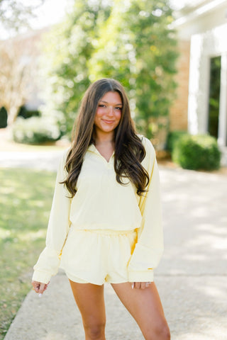 Yellow Flutter Active Shorts - Instyle Boutique