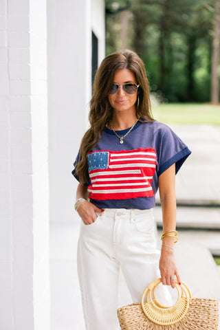 All American Vintage Top - Instyle Boutique