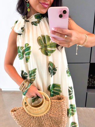 Palm Cove Halter Maxi Dress - Instyle Boutique