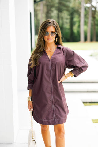 Cocoa Lane Zip Front Dress