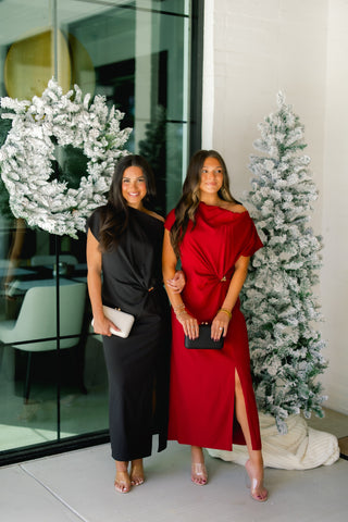 Scarlet Hour Glass Dress