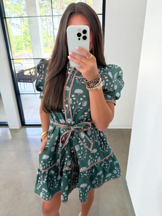 Enchanted Garden Tiered Dress - Instyle Boutique