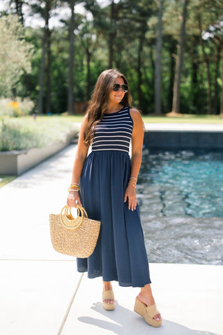 Sailor's Sweetheart Maxi Dress - Instyle Boutique