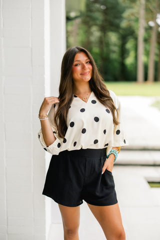 I Spotted You Ivory Top - Instyle Boutique