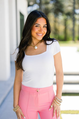 Bubblegum Pink Tailored Ankle Pants - Instyle Boutique