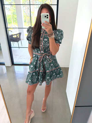 Enchanted Garden Tiered Dress - Instyle Boutique