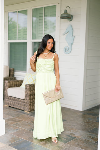 Resort Ready Lime Maxi Dress - Instyle Boutique