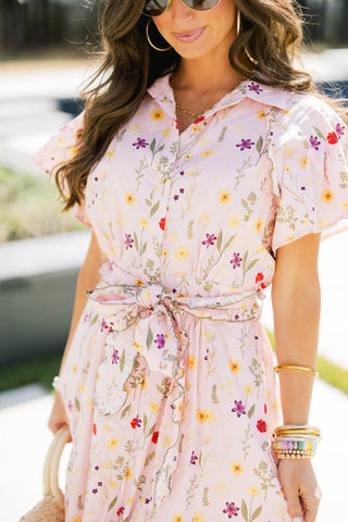 Petal Pop Baby Pink Dress - Instyle Boutique