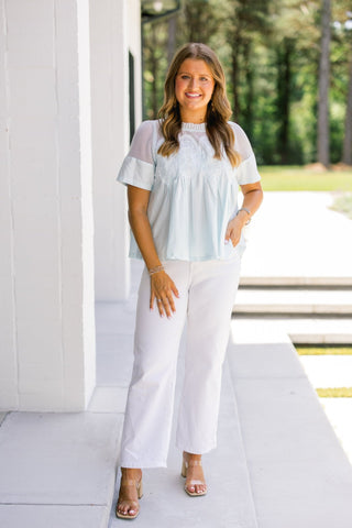 Mint to Be Top - Instyle Boutique