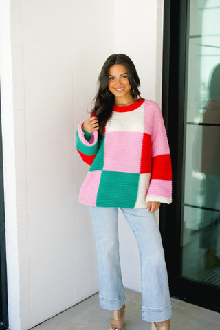 Making Memories Multicolor Sweater - Instyle Boutique