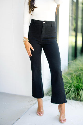 Sandy Toes Denim- Black