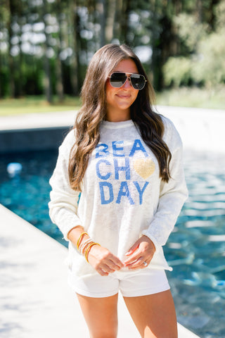 Beach Day Vibes Sweater