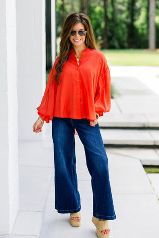Anchor Away Wide-Leg Denim - Instyle Boutique
