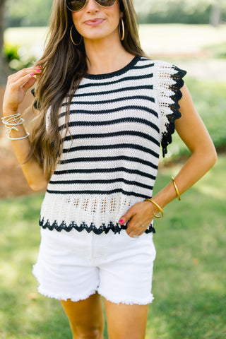 Back In Love Cream Sweater Top ~FINAL SALE~