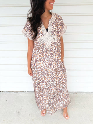 Little Leopard Midi Dress - Instyle Boutique