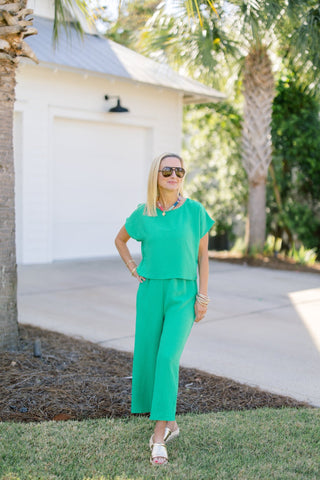 Had Me At Hello Kelly Green Set - Instyle Boutique