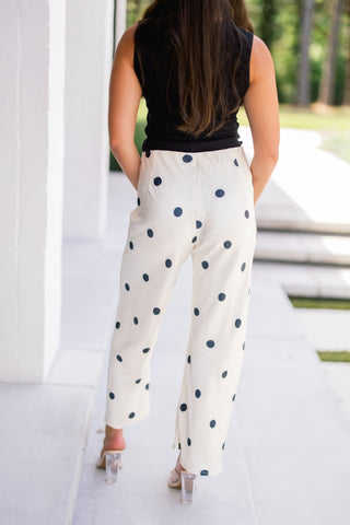 Chic Dot Satin Pants - Instyle Boutique