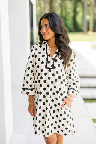 Dot To Dot Shift Dress - Instyle Boutique