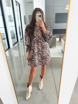 All That Matters Animal Print Dress