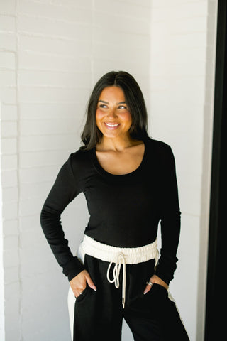 Wear On Repeat Black Top - Instyle Boutique