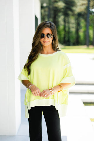 Let It Be Lime Top