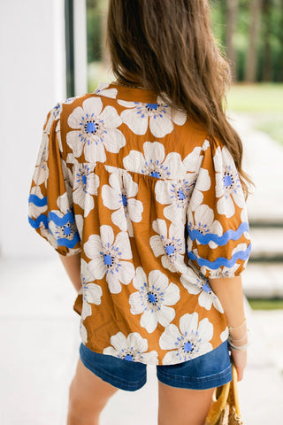 Beach Date Floral Top - Instyle Boutique